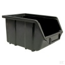 Ecobox, stredný, čierny, 240x125x155mm