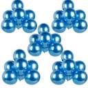 Modré balóny modrý chrómový balón 1-99 Narodeniny 26 cm Veľký 50 ks