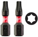 MILWAUKEE SHOCKWAVE BIT TX20 25mm 2ks.