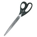 KANCELÁRSKE NOŽNICE, 25,5 cm, NEREZ, ČIERNA