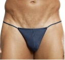 SEXY PÁNSKE JEMNÉ A VOĽNÉ tangá, NÁMORNÍCKA MODRÁ XL