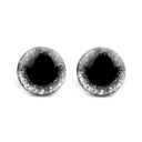 GLITTER SILVER MASCOT EYES 10 mm