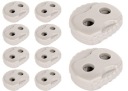LINE STOPPER KONCOVÁ SVORKA ŠEDÁ 3mm - 10 ks