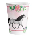 Krásne papierové poháre Horses Horses 250 ml 8