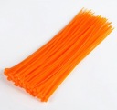 Sťahovacie pásky 100x2,5mm oranžové 100 ks