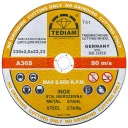 METAL-INOX REZNÉ KOTOUČE 230 x 2,0 TEDIAM 2v1