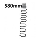 Vlnová pružina ZIG-ZAG A 580mm 1ks posteľ rozťahovací gauč rohová 58 cm