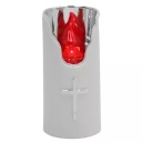 Led vložka na sviečky pre Subito Cemetery Red-Silver 483 H150 WP55