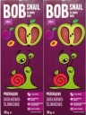 SNAIL SNACK Bob Slimák jablkovo-slivková roláda 2 x 30 g OVOCIE NATURAL