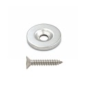 NEODYMOVÝ MAGNET S OTVOROM na skrutku 14x2 mm, okrúhly, cylindrický, HUNTER