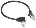 Patchcord UTP sieťový kábel 25 cm Straight-Angle