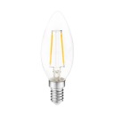 E14 Žiarovka na sklenenú sviečku 4W NEUTRÁLNE DENNÉ SVETLO LED