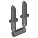 LEGO 44658 KNIFE DAGGER tmavosivá (1g)
