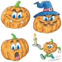 NÁLEPKY NA OKENNÉ ZRKADLOVÉ SKLO HALLOWEENSKÉ TEKVINY