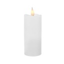 LED SVIEČKA, LAMPA NA AKUMULÁTOR, STREDNÁ SVIEČKA BIELA