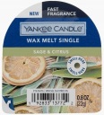 YANKEE CANDLE VOSK VOSK ŠALVI & CITRUS 22g