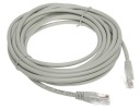 Patchcord RJ45/5.0-GREY UTP cat.5e sivý 5m