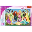 PUZZLE 100 PUZZLE PRE DETI PRINCEZNÉ DISNEY PRINCEZNY 5+ KOCIEK