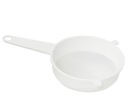 Plastové sitko, cedník, sitko s rukoväťou, 16 cm, HRUBÉ