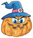 ZRKADLOVÁ NÁLEPKA NA OKNO HALLOWEEN PUMPKIN TEKVICA