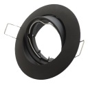 Držiak halogénovej žiarovky Pohyblivý MATTE BLACK G5.3 ALUM
