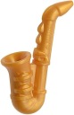 LEGO Element - saxofónový nástroj 13808 Pearl Gold / gold - NOVINKA