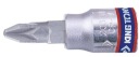 Zásuvka 1/4 BIT CROSS hrot PZ2 KING TONY 203802