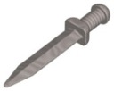 LEGO Weapon Krátky meč plochý strieborný 18034 6093532