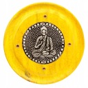 Drevený držiak na vonné tyčinky BUDDHA, žltý