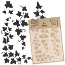 DIY SCRAPBOOKING šablóna / A5 / Brečtan - RASTLINA