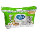 TOALETNÝ PAPIER QUEEN HAMOMILE 8 ROLLE, 3 WAR