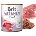BRIT PATE & MEAT Mokré krmivo pre psov Jahňacie mäso 800g