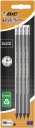 BIC EVOLUTION ČIERNA GRAFITOVÁ ceruzka S GUMA HB SET x4