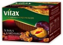 Ovocný a bylinkový čaj Vitax so slivkou a kardamónom