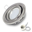 SATIN pohyblivé halogénové svietidlo + GU10 7W neutrálna LED žiarovka