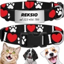 SILNÝ NASTAVITEĽNÝ OBLIEK PRE PSA INDEX MAČKA PES + GRAVÍR 30-45cm M
