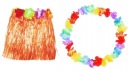 Havajská sukňa + havajský náhrdelník Aloha Flowers
