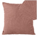 Prešívaný velúrový obliečka na vankúš Jasiek 40x40 Luiz4 Pink
