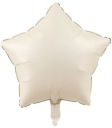 Béžový hviezdicový fóliový balón 45 cm narodeninový