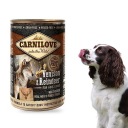 CARNILOVE DIVOČIE MÄSO SOBÍ VLHČENÉ KRMIVO PRE PSA JELENSKÝ SOB 400g