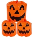 TEKVICOVÉ VRECKÁ NA LISTY HALLOWEENSKÉ DEKORÁCIE 3 ks