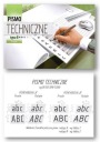 Technický list, blok A4, priamka typu B