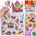 SET Diamond Scrapbook Diamond STICKERS Diamantové vyšívanie UNICORN