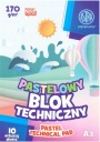 Technický BLOK A3 ASTRA 170/10 FAREBNÝ pastel