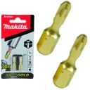2 rázové bity Pz2 25mm IMPACT GOLD Makita B-62343