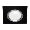 GLASS SQUARE BLACK halogénové svietidlo pre LED