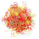 MINI NEON silikónové gumičky do vrkočov, 2000 ks.