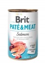 BRIT PAŠTÁTA / MÄSO MOKRÉ KRMIVO PRE PSA s lososom 400g