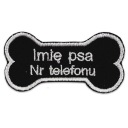 Číslo náplasti pre psa Výšivka pre domáceho maznáčika