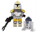 Zablokuje figúrku Clone Trooper Commander Bly + droid